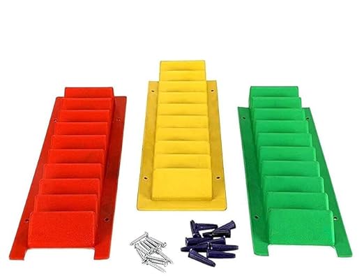 Multi-colour physiotherapy finger ladder