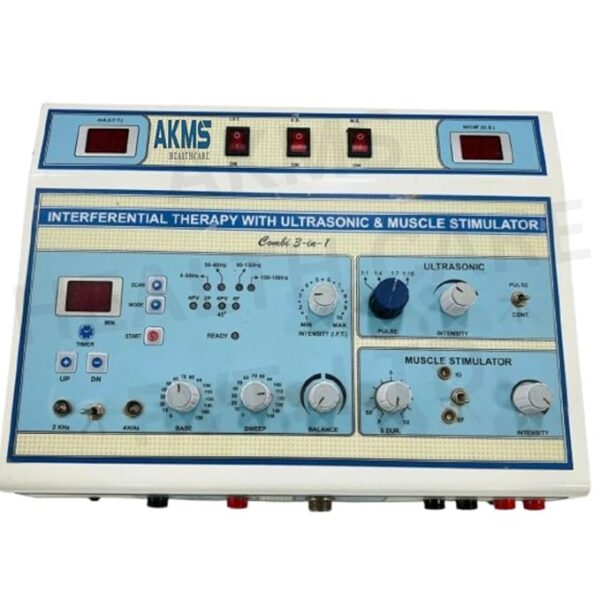 Digital Ultrasonic IFT Muscle Stimulator (US IFT MS) Physiotherapy Machine