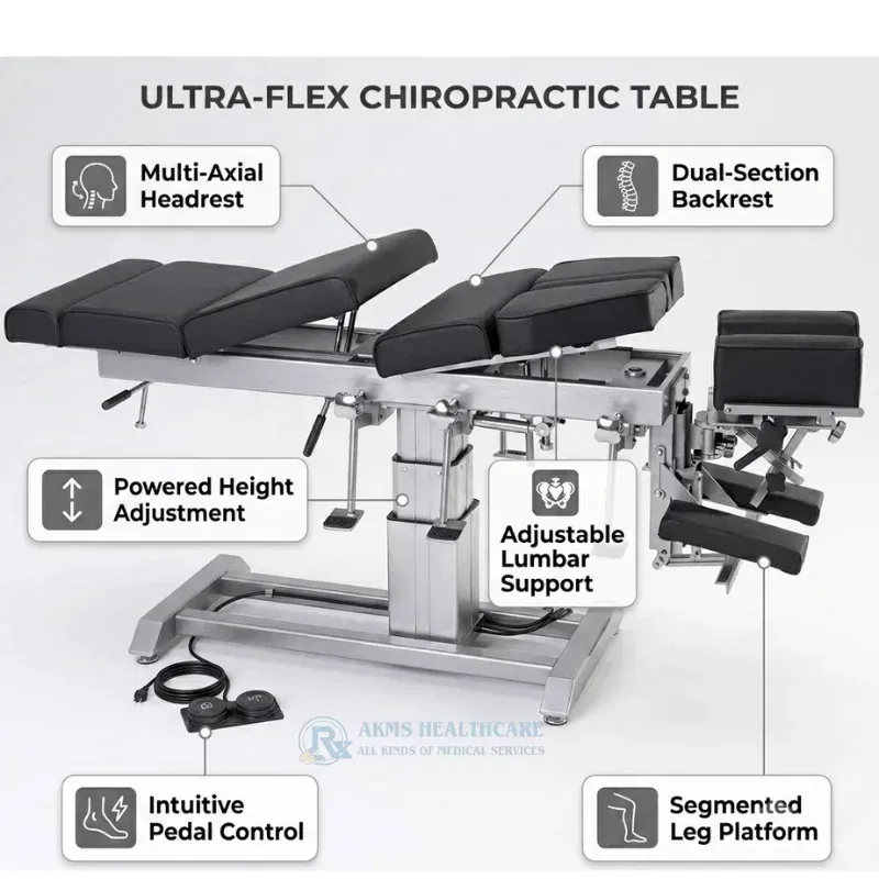Rectangular Chiropractic Drop Table