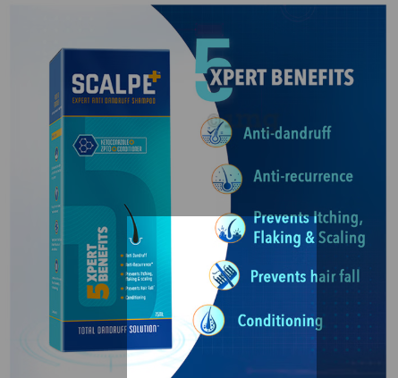 Scalpe+ Expert Anti Dandruff | Hair Care Shampoo - Image 3