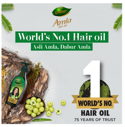 Dabur Amla Hair Oil | For Stronger, Longer & Thicker Hair - Image 6
