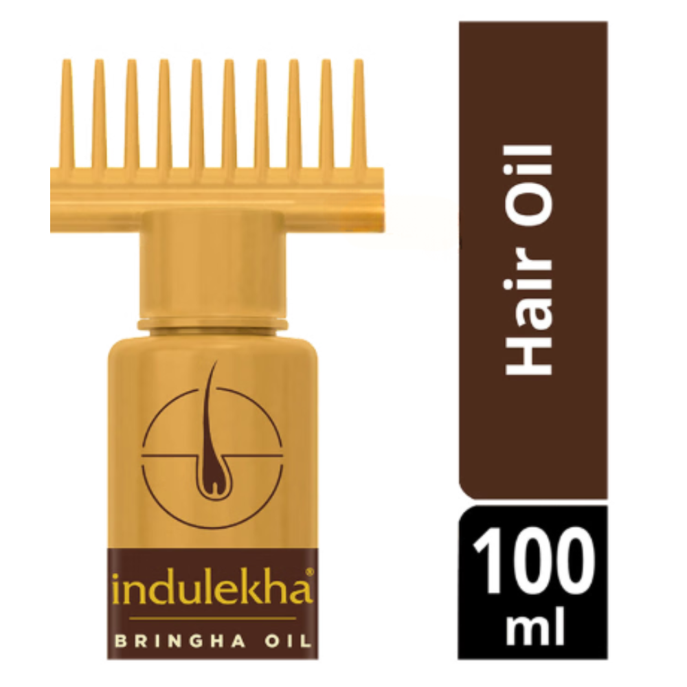 Indulekha Bringha Oil Reduces Hair Fall and Grows New Hair Oil - Image 2