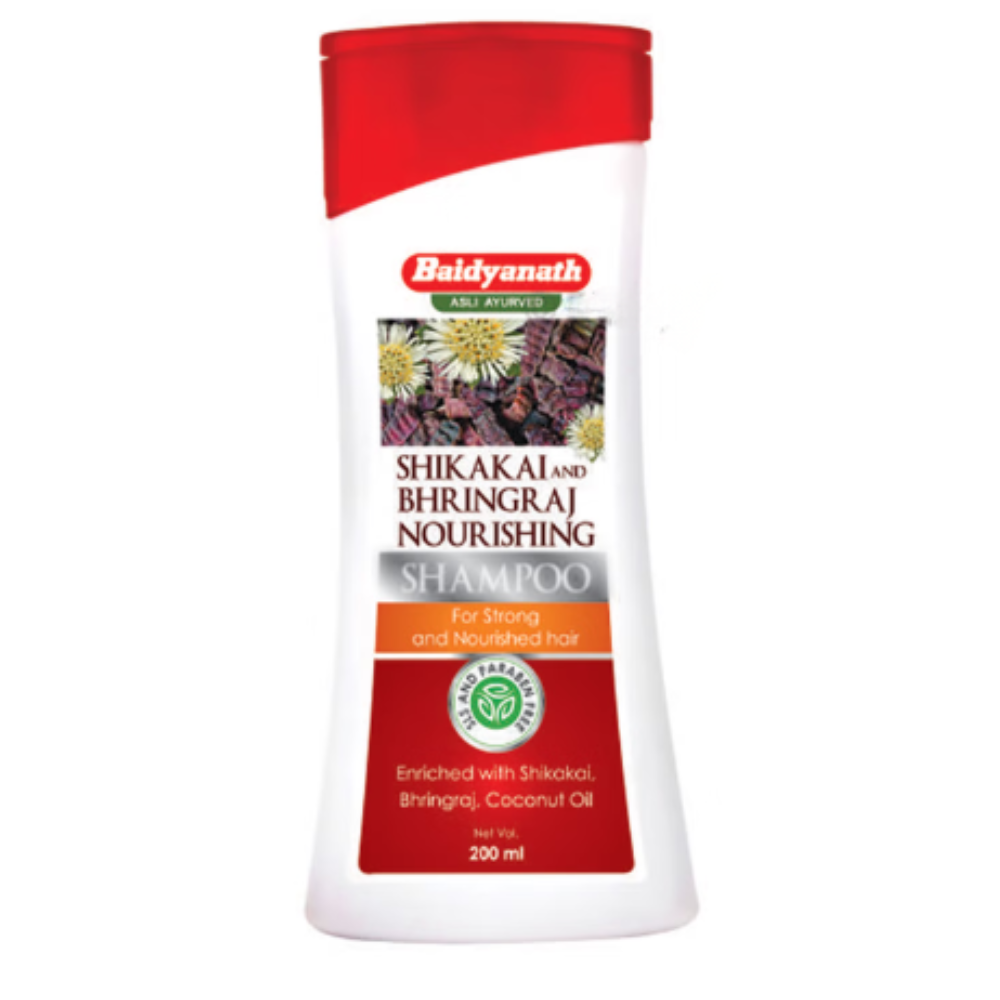 Baidyanath (Nagpur) Shikakai and Bhringraj Supports Strong And Nourished Hair Shampoo