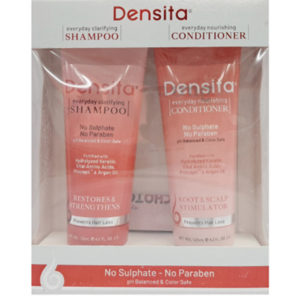 Densita Combo Pack of Everyday Clarifying Shampoo & Everyday Nourshing Conditioner (125ml Each)