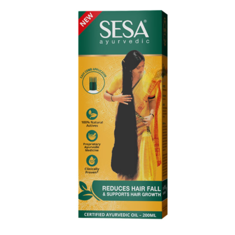 Sesa Ayurvedic Hair Oil | Reduces Hair Fall & Supports Hair Growth