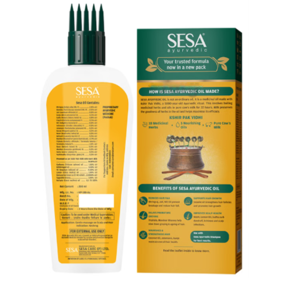 Sesa Ayurvedic Hair Oil | Reduces Hair Fall & Supports Hair Growth - Image 7