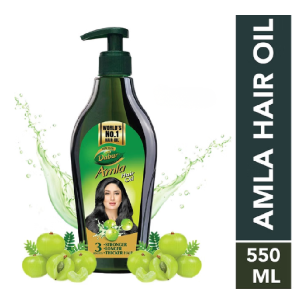 Dabur Amla Hair Oil | For Stronger, Longer & Thicker Hair - Image 3