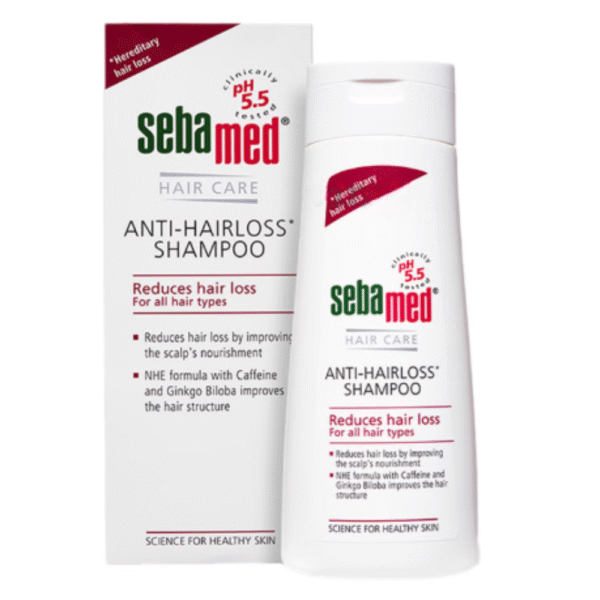Sebamed Anti-Hairloss Shampoo with Caffeine & Ginko Biloba for Hair Care | For All Hair Types