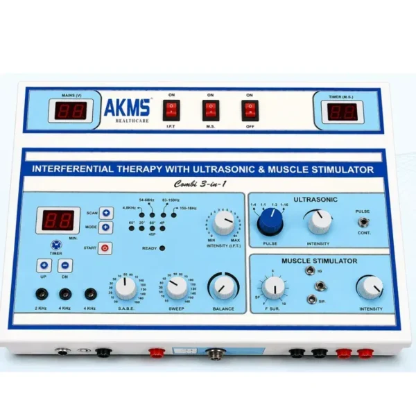 Digital Ultrasonic IFT Muscle Stimulator (US IFT MS) Physiotherapy Machine product image
