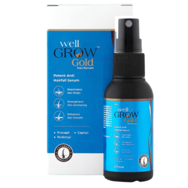 Well Grow Gold Anti-Hairfall Hair Serum for Hair Care & Hair Growth