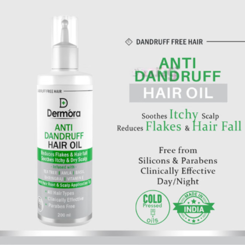 Dermora Anti Dandruff Hair Oil - Image 2