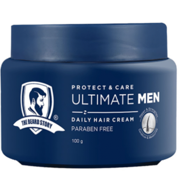 The Beard Story Protect & Care Ultimate Men Daily Hair Cream Paraben Free