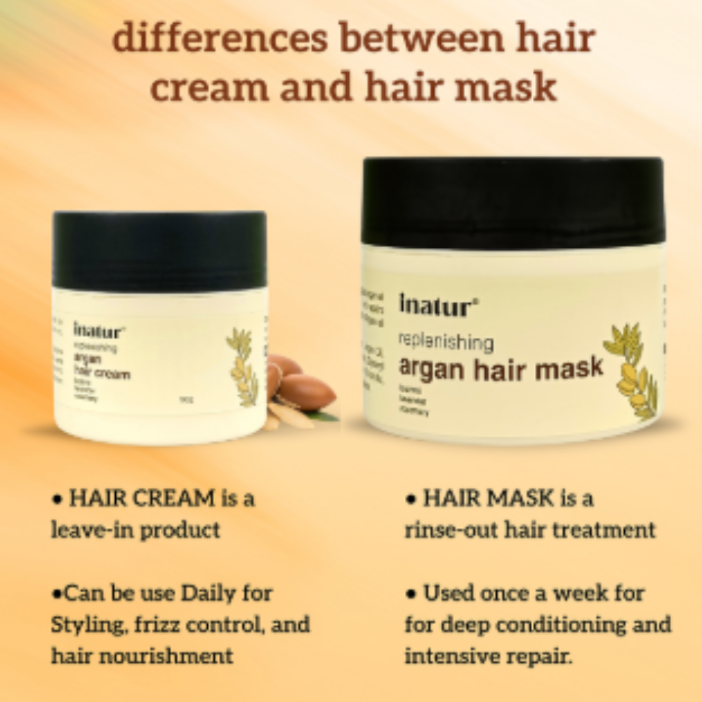 Inatur Argan Oil Hair Cream - Image 2