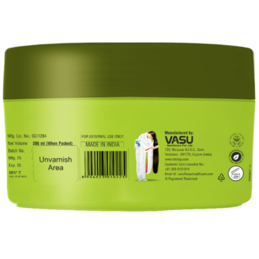 Vasu Trichup Hair Fall Control Herbal Hair Cream Regular - Image 5