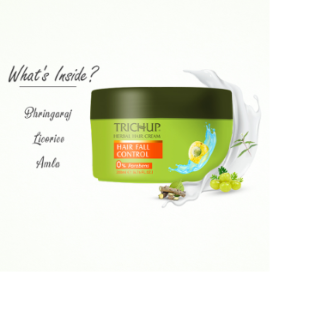 Vasu Trichup Hair Fall Control Herbal Hair Cream Regular - Image 3