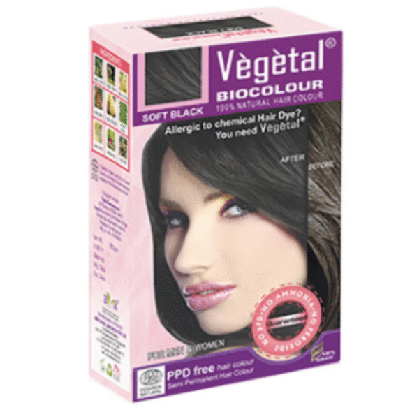 Vegetal Bio Colour Sachet (50gm Each) Soft Black