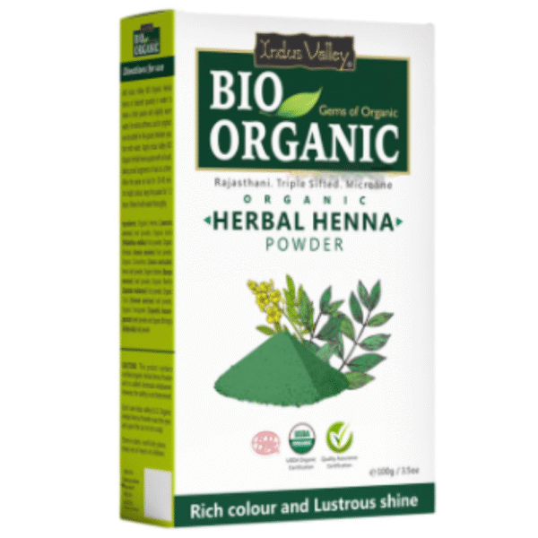 Indus Valley Bio Organic Herbal Henna Powder