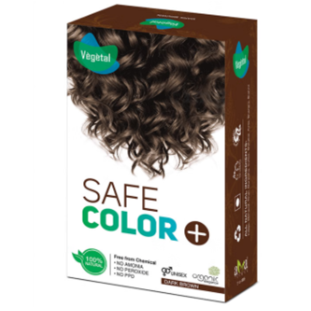 Vegetal Safe Color Sachet (50gm Each) Dark Brown