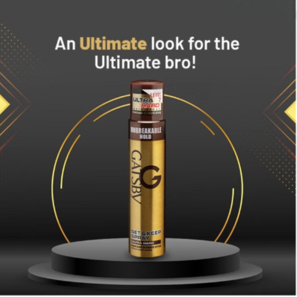 Gatsby Set & Keep Hair Spray Ultra Hard - Image 4