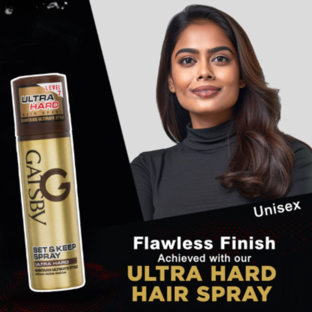 Gatsby Set & Keep Hair Spray Ultra Hard - Image 9