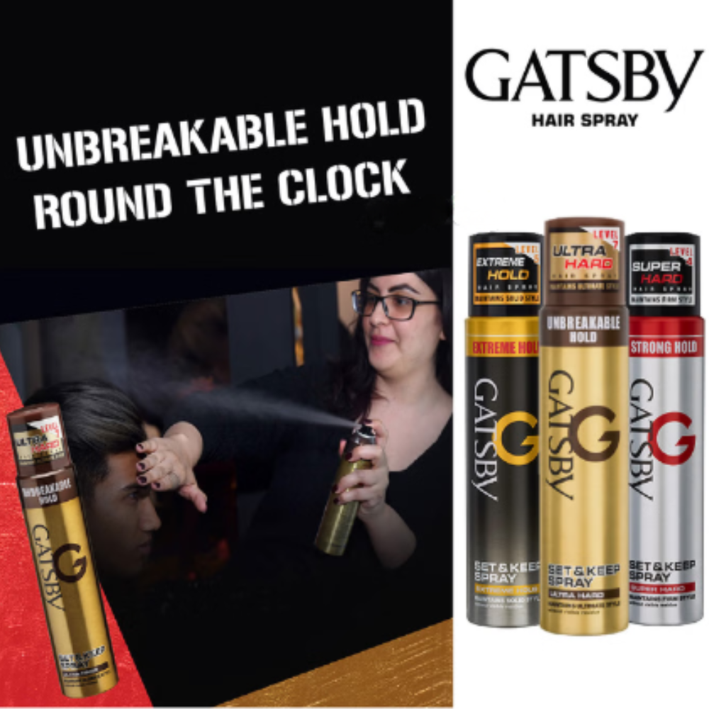 Gatsby Set & Keep Hair Spray Ultra Hard - Image 8