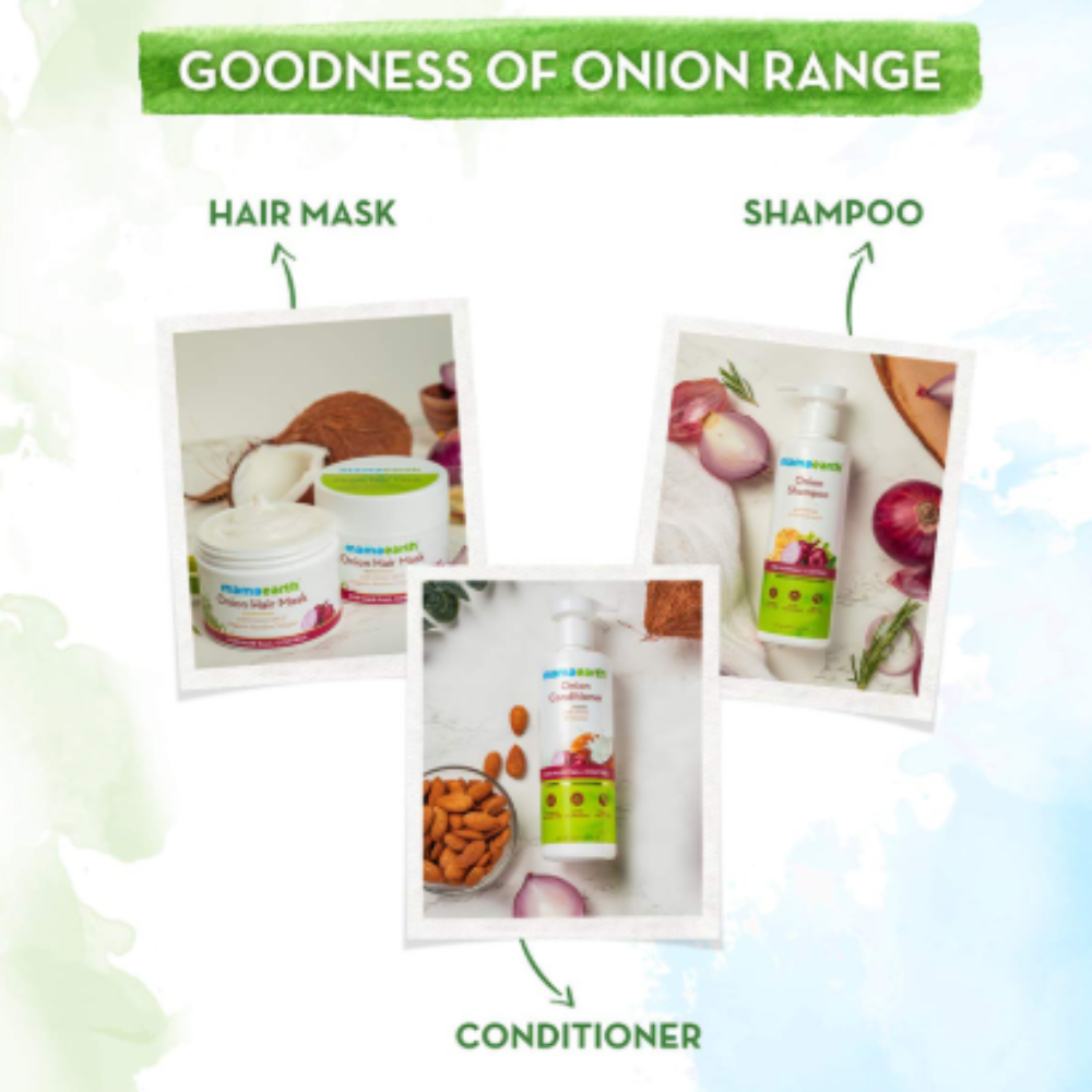 Mamaearth Onion Hair Mask | For Healthy Hair & Scalp - Image 3