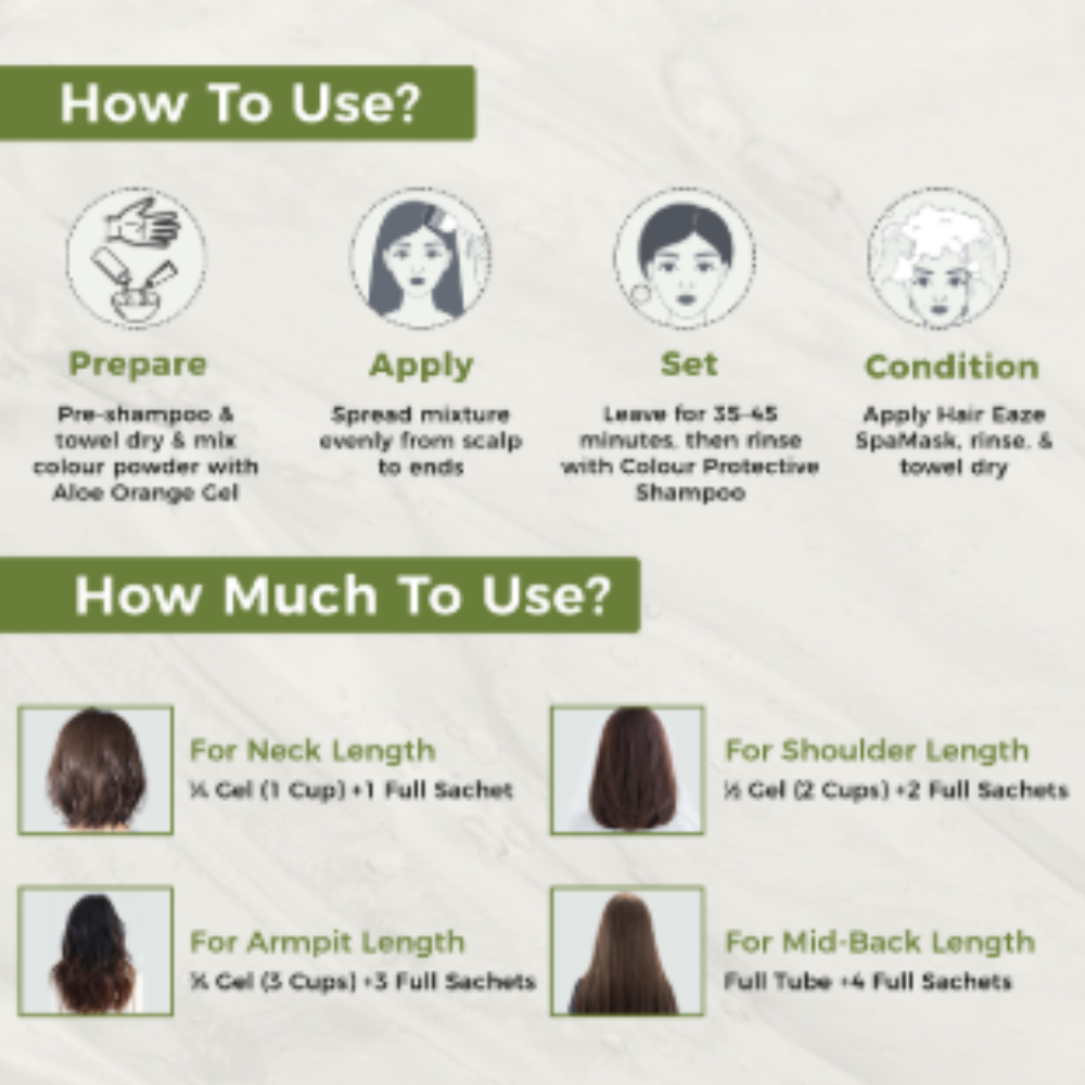 Indus Valley Organically Natural Hair Colour Gel | No Ammonia | Dark Brown - Image 6