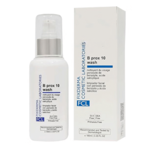 FCL B Prox 10 Wash | for Acne Exfoliate Blackheads Controls Cleanser