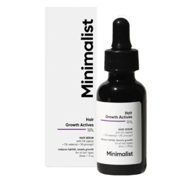 Minimalist 18% Hair Growth Actives Hair Serum | Boosts Hair Growth and Improves Hair Thickness | Hair Care