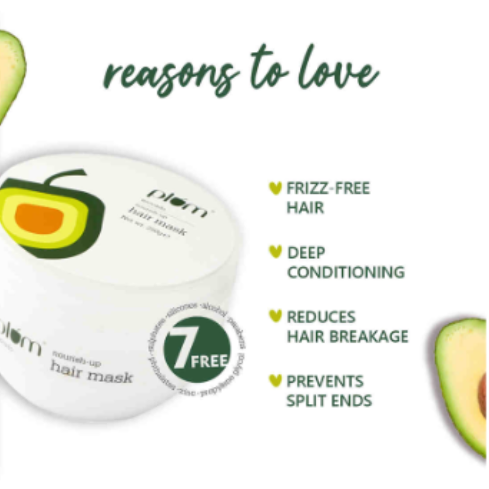 Plum Avocado Nourish-Up Hair Mask | Reduces Hair Breakage | Frizz-Free Hair |Hair Care - Image 4