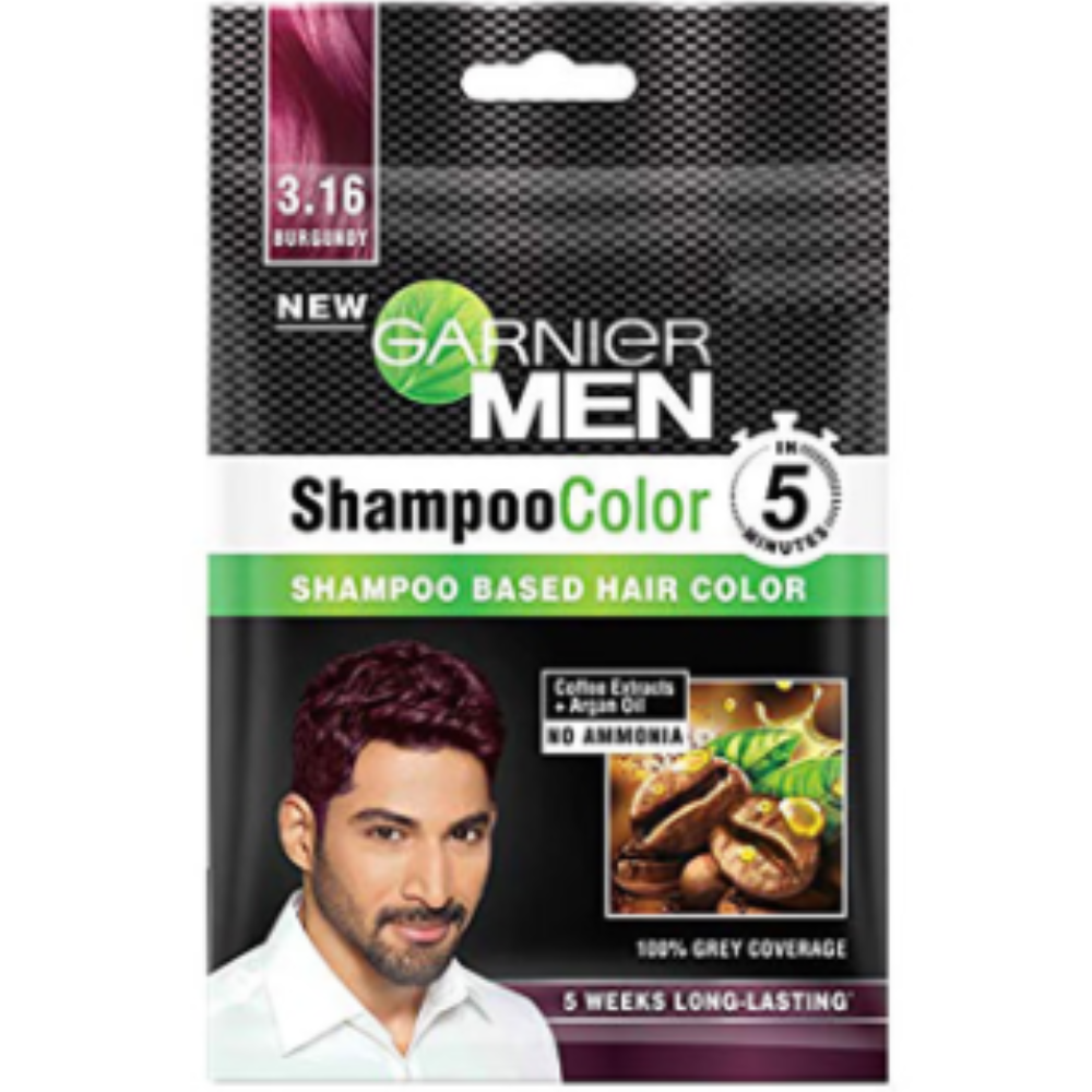 Garnier Men Shampoo Color 3.16 Burgundy
