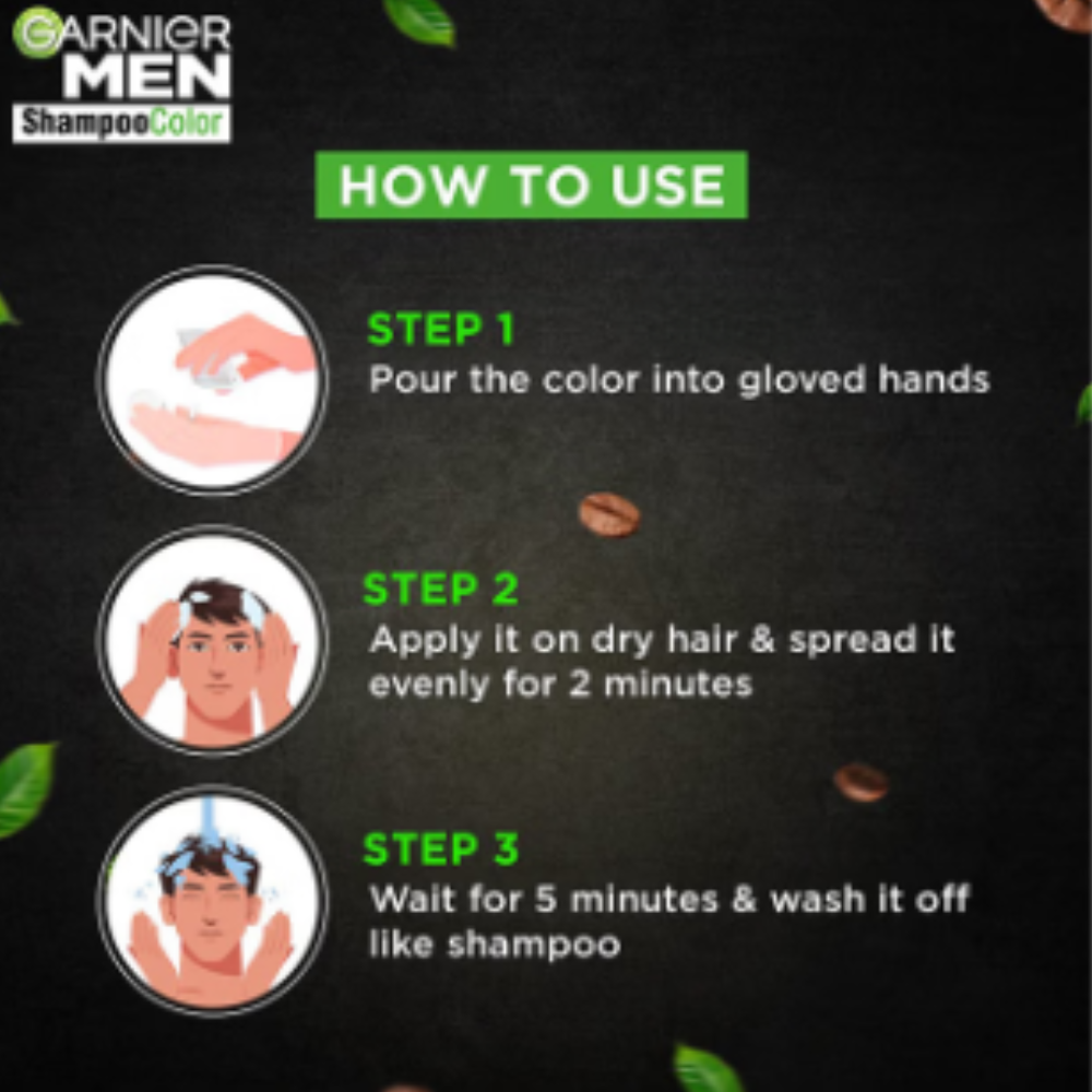 Garnier Men Shampoo Color 3.16 Burgundy - Image 2