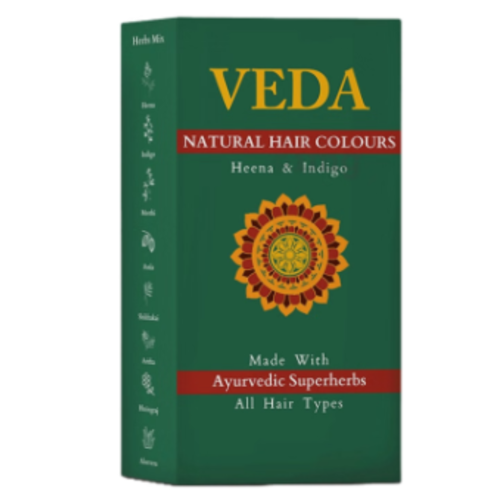 Veda Natural Hair Colours Heena & Indigo (250gm Each)