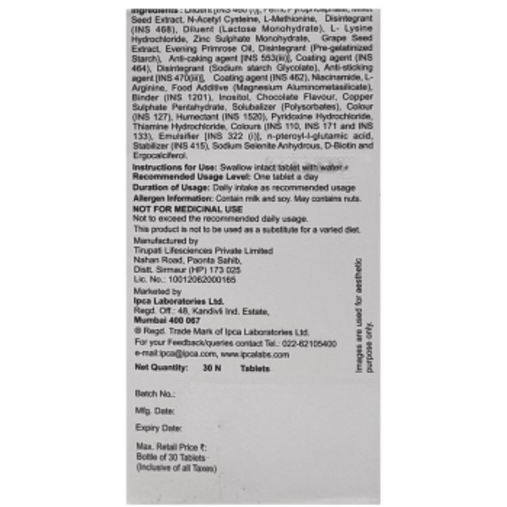 Keraglo Eva Tablet for Adult Women | Hair Fall Treatment Gluten Free - Image 2