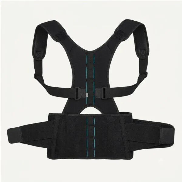 Full Back Posture Corrector Brace and Lumbar Support Belt. 1