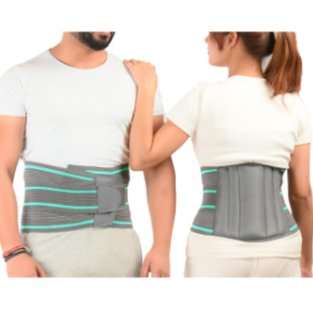 Lumbar Sacral Belt for Back Pain XXL Grey - Image 4