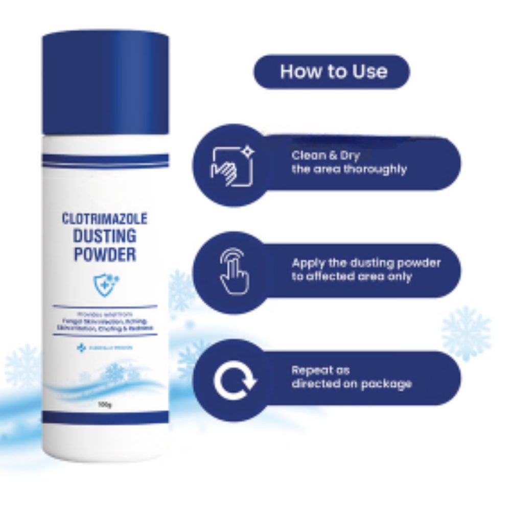 Combo Pack of Glucose + Drink for Instant Energy Orange (500gm) & Antifungal Dusting Powder (100gm) - Image 10