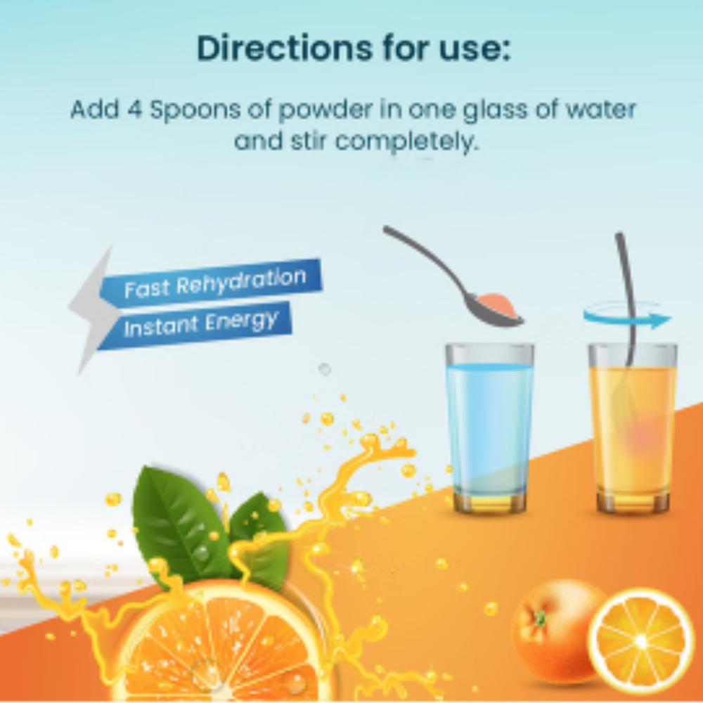 Combo Pack of Glucose + Drink for Instant Energy Orange (500gm) & Antifungal Dusting Powder (100gm) - Image 6