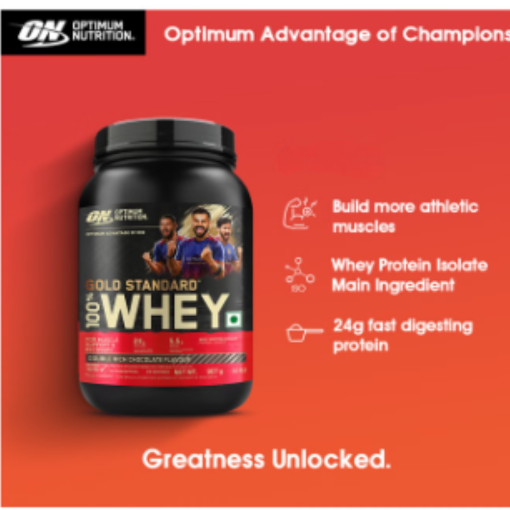Optimum Nutrition (ON) Gold Standard 100% Whey Protein | For Muscle Recovery | No Added Sugar | Flavour Powder Double Rich Chocolate - Image 7