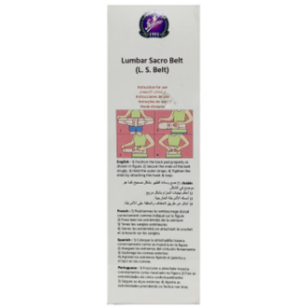 Lumbar Sacro Belt | For Pain Relief | Supports Waist & Back - Image 3