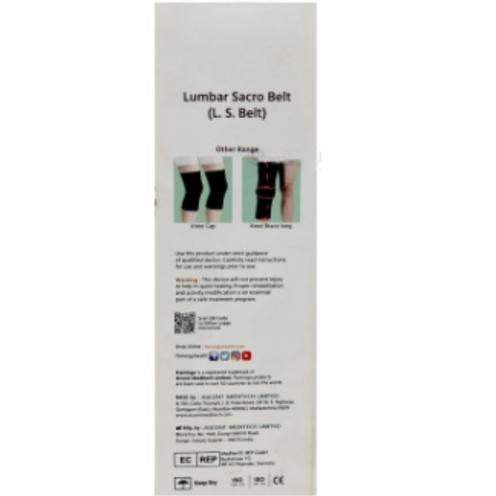 Lumbar Sacro Belt | For Pain Relief | Supports Waist & Back - Image 2