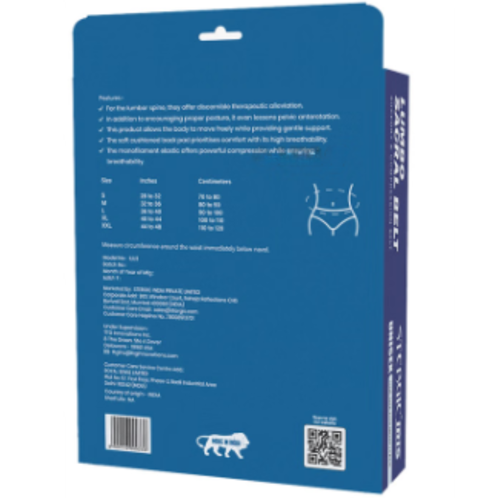 Lumbo Sacral Belt Black - Image 2