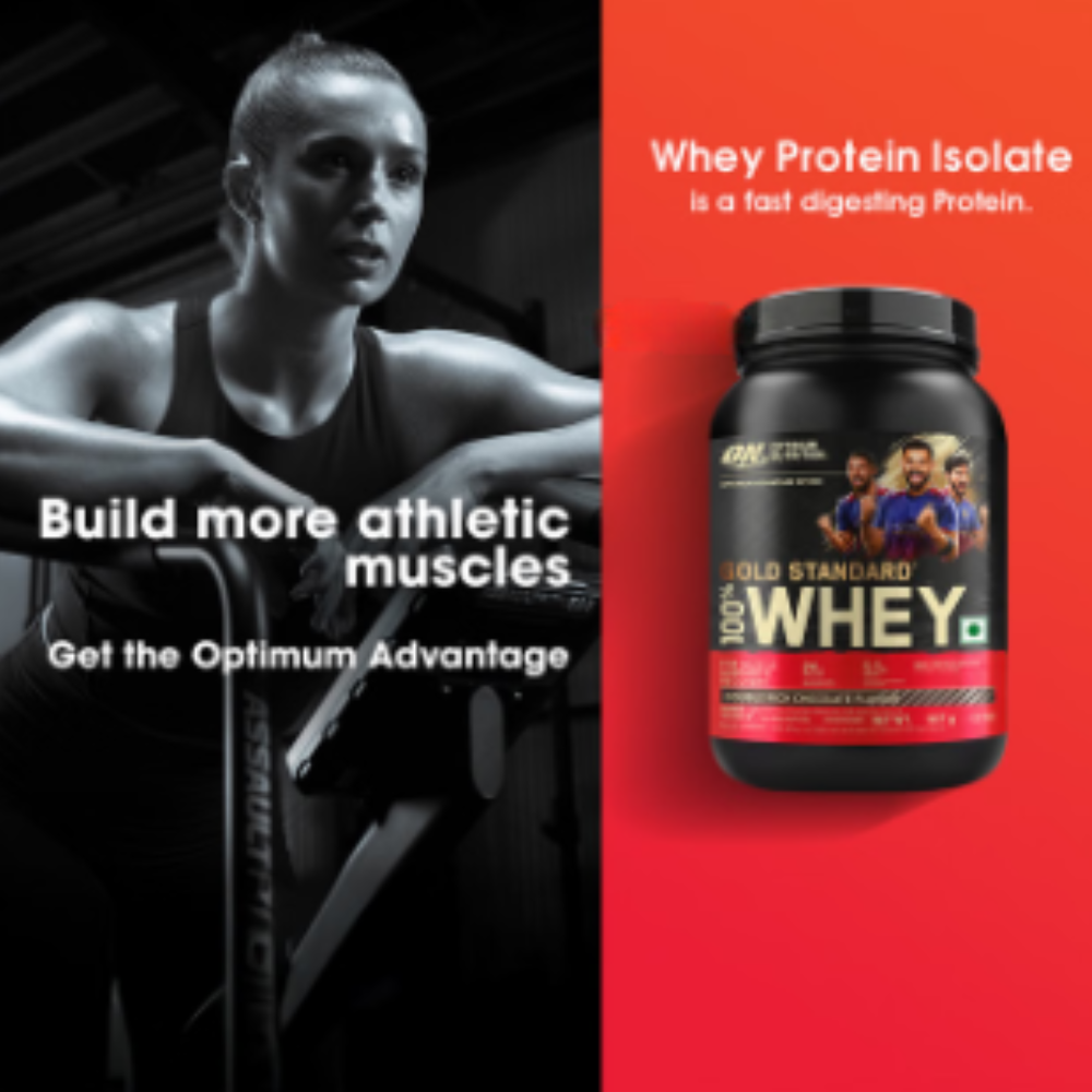 Optimum Nutrition (ON) Gold Standard 100% Whey Protein | For Muscle Recovery | No Added Sugar | Flavour Powder Double Rich Chocolate - Image 3