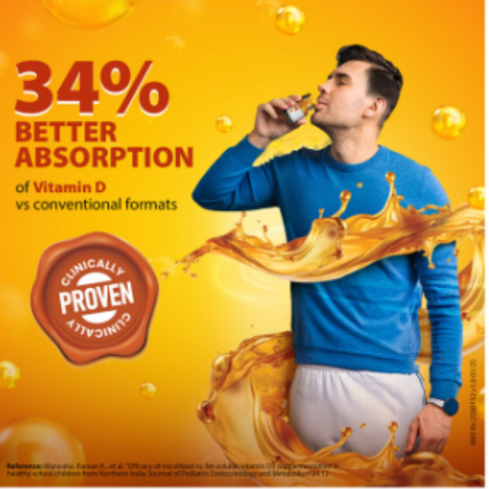 Depura 60000 IU Vitamin D3 Oral Solution | Sugar Free | For Nutritional Support | Bone, Joint & Muscle Care - Image 5