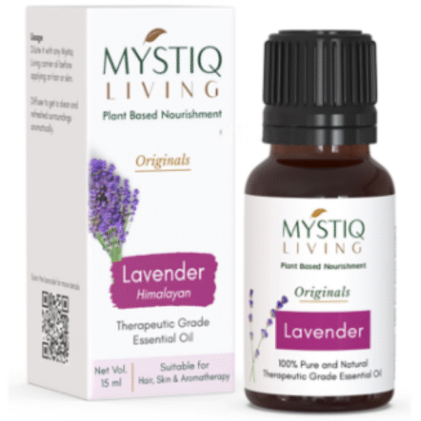 Mystiq Living Lavender Essential Oil 100% Pure Therapeutic Grade