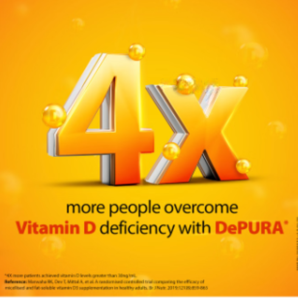 Depura 60000 IU Vitamin D3 Oral Solution | Sugar Free | For Nutritional Support | Bone, Joint & Muscle Care - Image 4