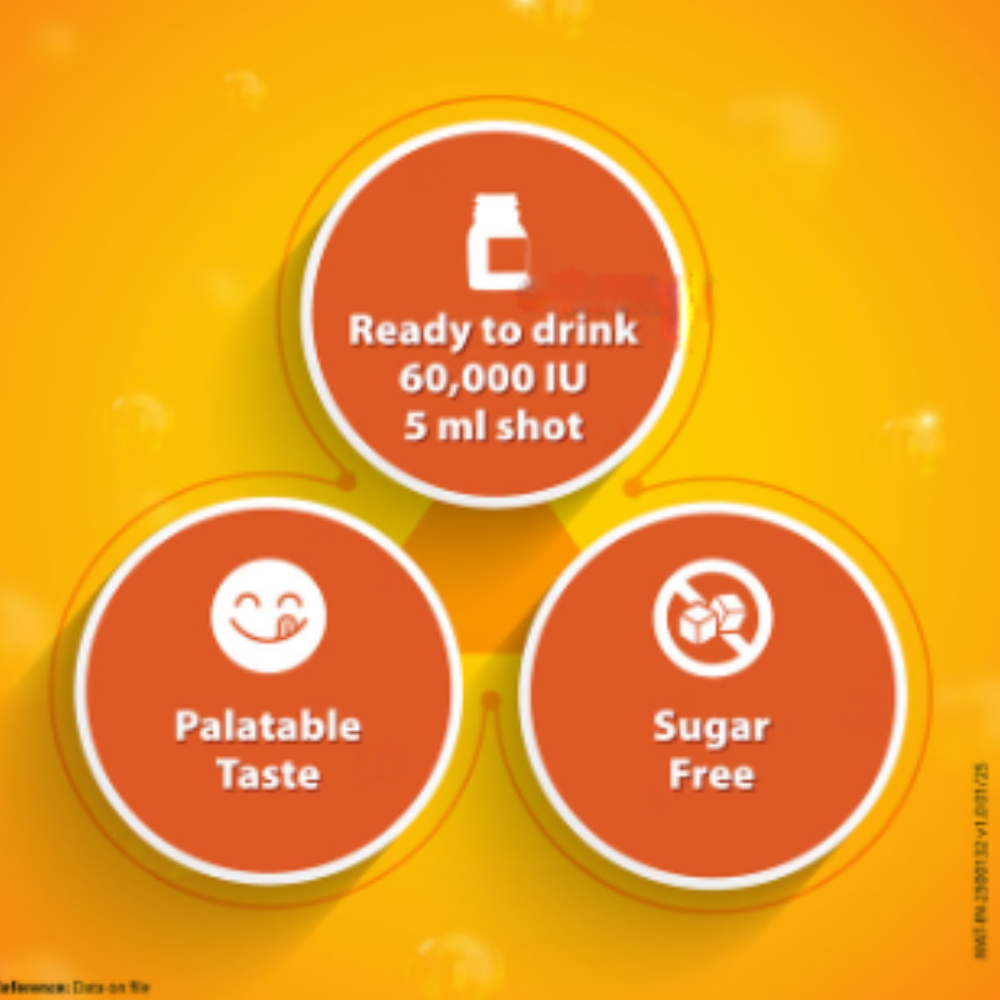 Depura 60000 IU Vitamin D3 Oral Solution | Sugar Free | For Nutritional Support | Bone, Joint & Muscle Care - Image 3