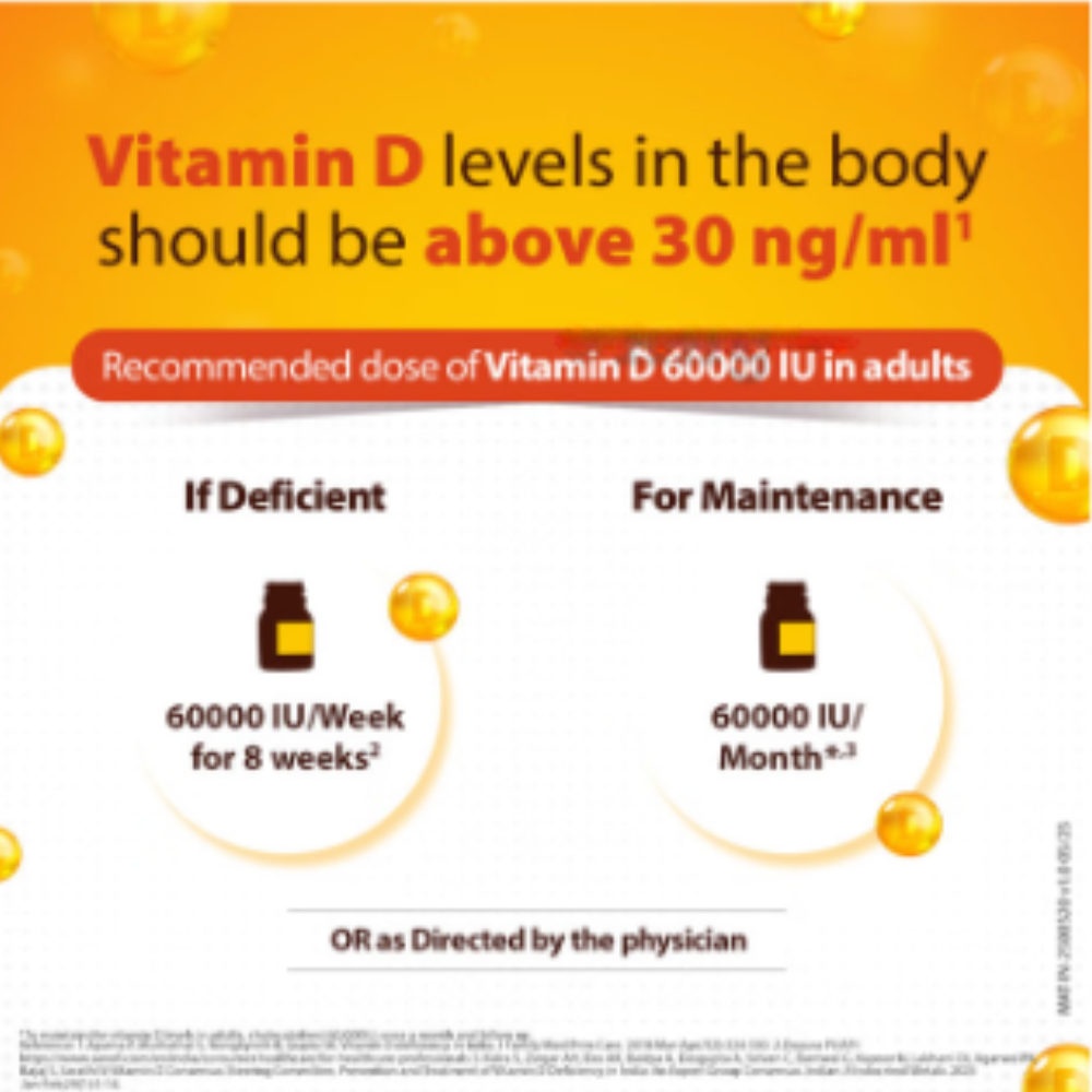 Depura 60000 IU Vitamin D3 Oral Solution | Sugar Free | For Nutritional Support | Bone, Joint & Muscle Care - Image 2