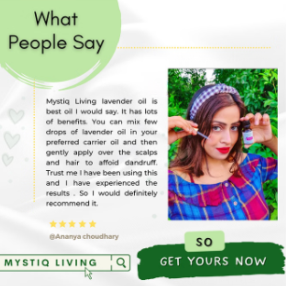 Mystiq Living Lavender Essential Oil 100% Pure Therapeutic Grade - Image 3