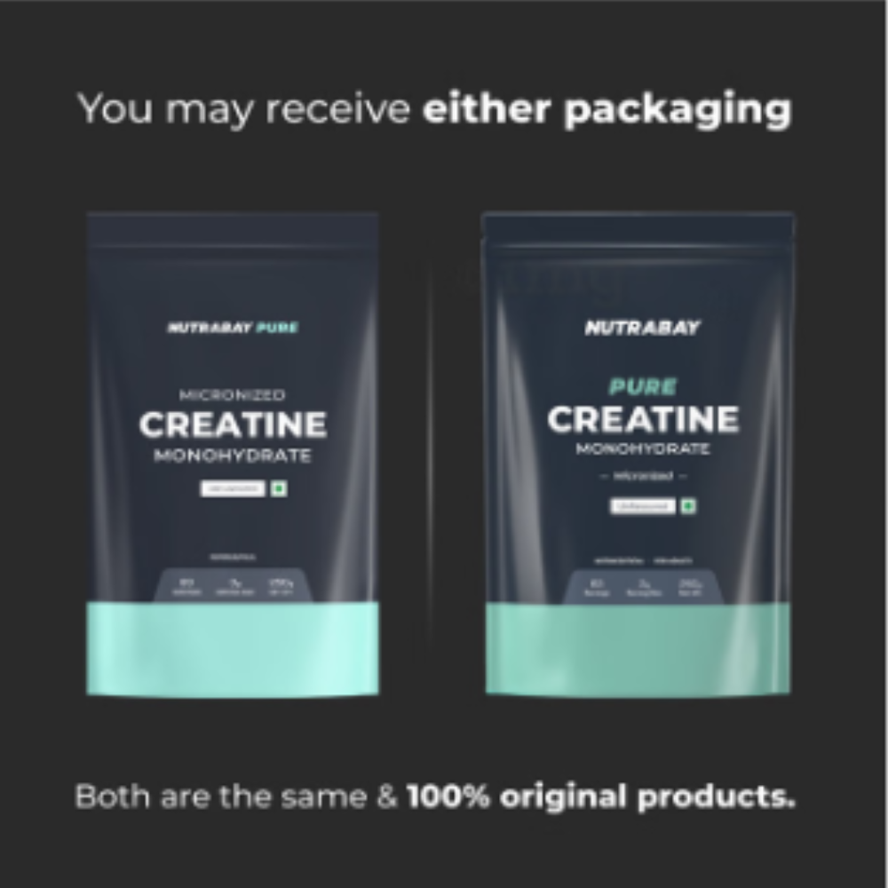 Nutrabay Creatine Monohydrate Amino Acid | Powder for Strength & Absorption | No Added Sugar | Unflavoured Unflavoured - Image 6